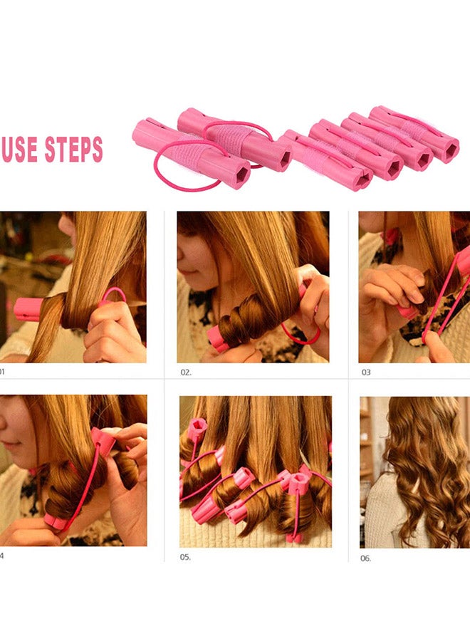 طقم أدوات سحري لتجعيد الشعر من 6 قطع - Image 3