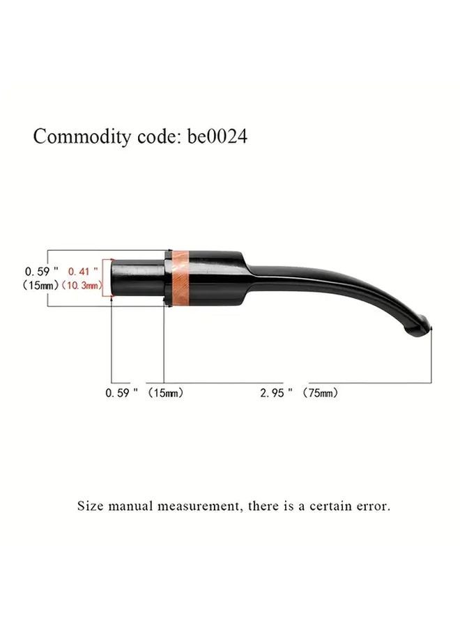 Be0024 Acrylic Pipe Mouthpiece Replacement For Hookah Straight And Bent Handles 3mm 9mm - Image 1