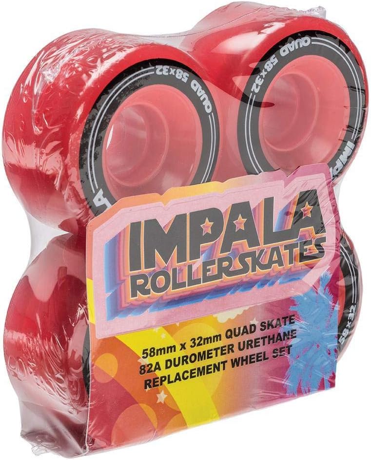 IMPALA 4 Pack Wheels - Red - Image 1