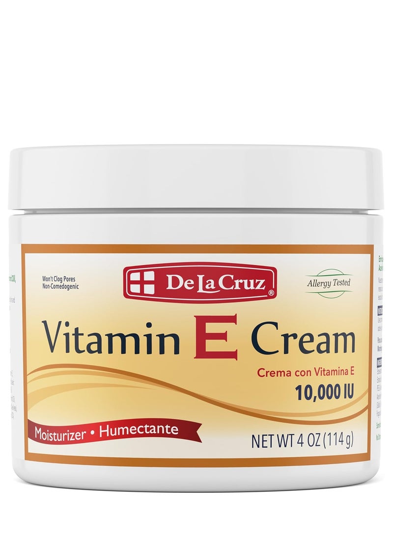 De La Cruz DE LA CRUZ 10,000 IU VITAMIN E CREAM 4 oz  - Image 2