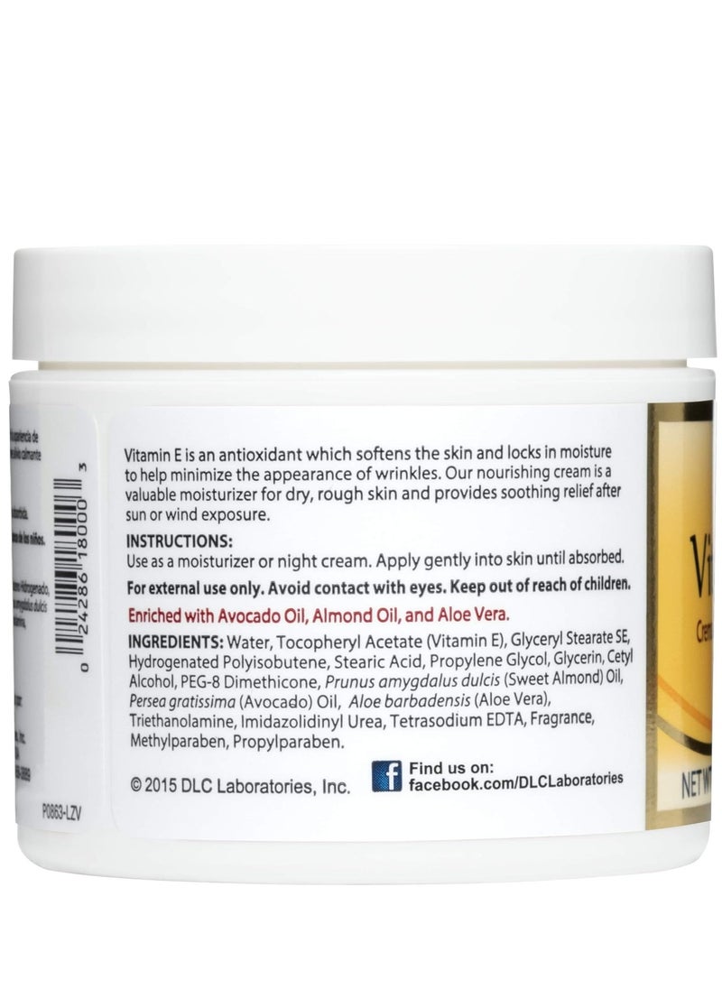 De La Cruz DE LA CRUZ 10,000 IU VITAMIN E CREAM 4 oz  - Image 3