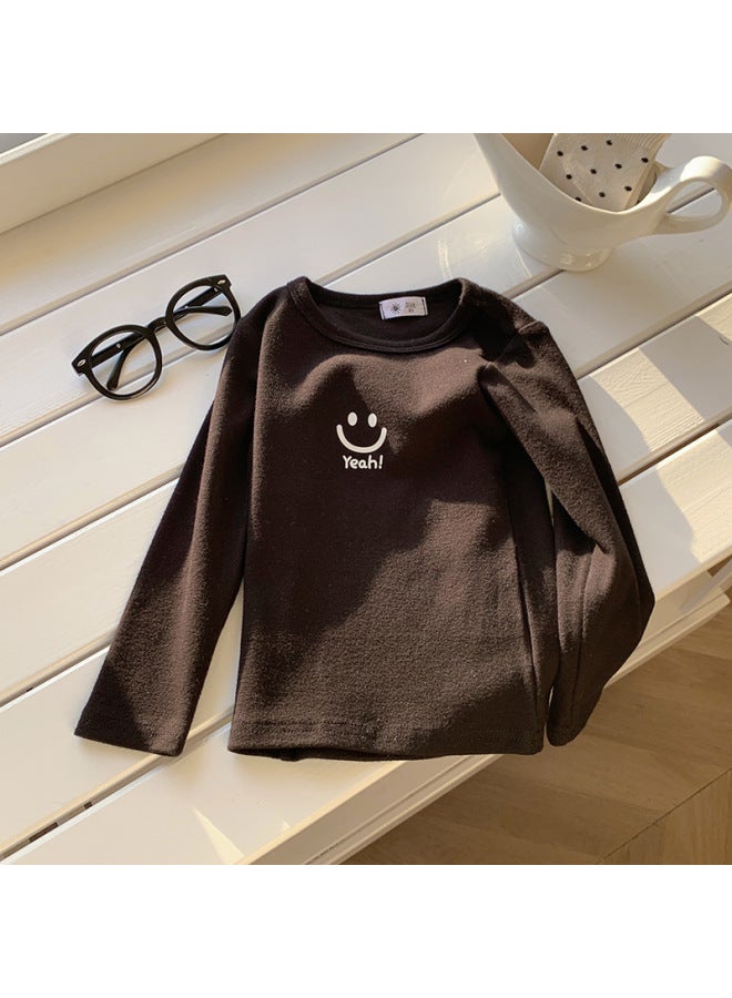 Children's Clothing For Boys And Girls, Long-sleeved T-shirts, Autum New Kidsren's Thickeneded Bottoming Shirts, Cotton Tops, Autum Clothes, Baby Girl Clothes