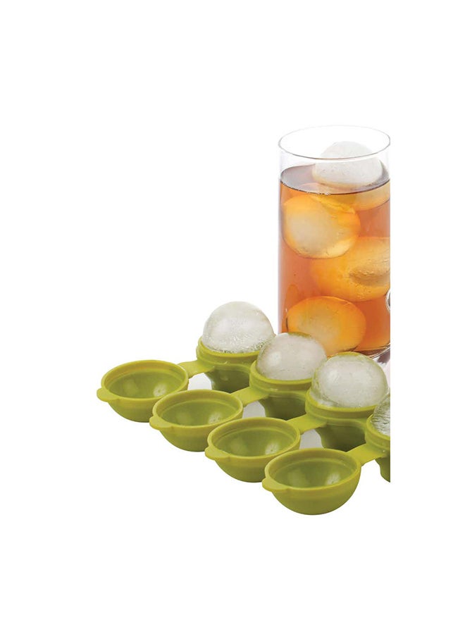 joie Silicon Ice Ball Tray, makes 4 ice balls, assorted, 1 Piece. Red - Image 4