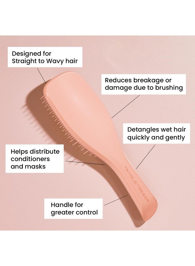 TANGLE TEEZER The Ultimate Detangler Hairbrush For Wet & Dry Hair For All Hair Types Eliminates Knots & Reduces Breakage Apricot - Image 3