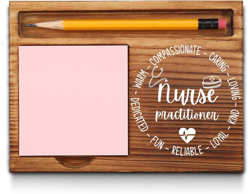 akeke Nurse Practitioners Gifts, Nurse Practitioners Sticky Note Holder, Nurse Practitioners NP Appreciation Thank You Gifts, Nurse Practitioners Office Desk Decor Self-Stick Note Pad Holders GAA10 - Image 1