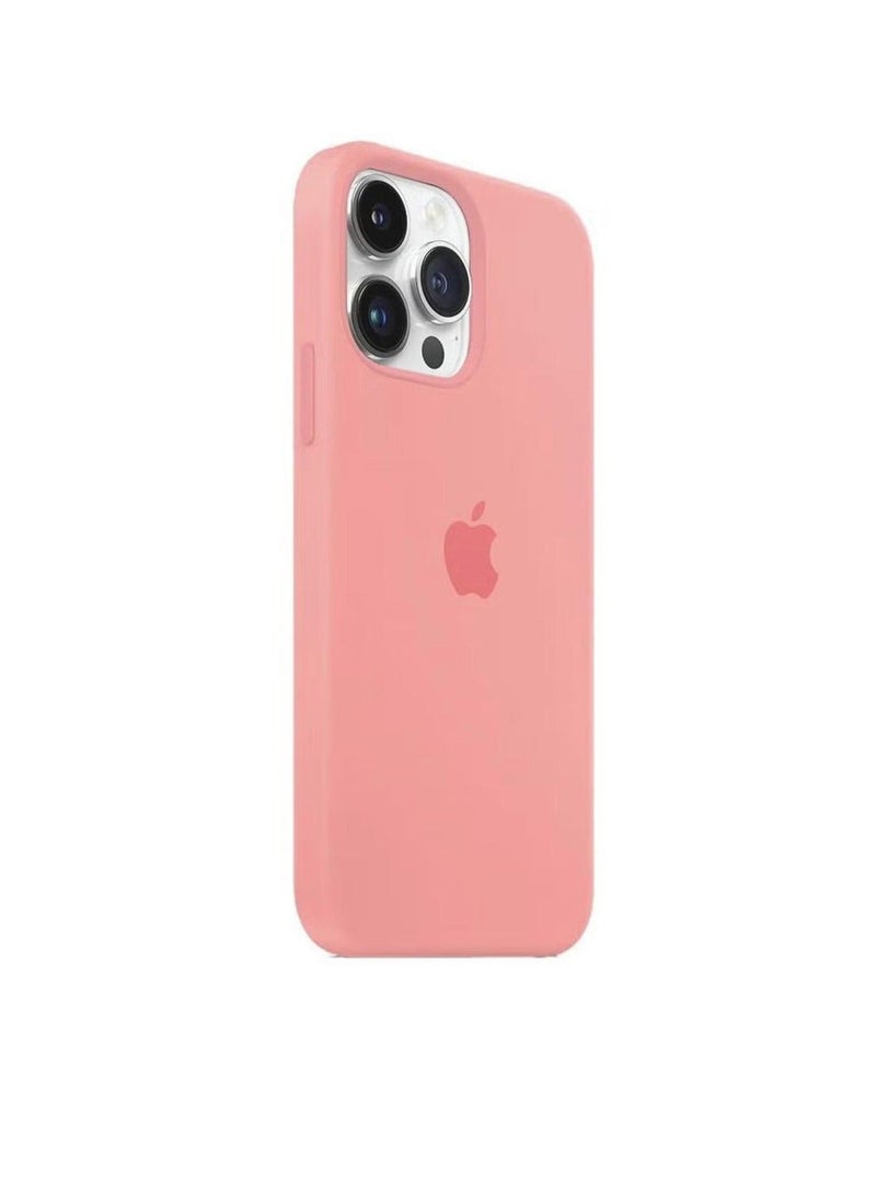 IAF Silicone Case Cover For Apple iPhone 15 Pro Max 6.7inch Pink