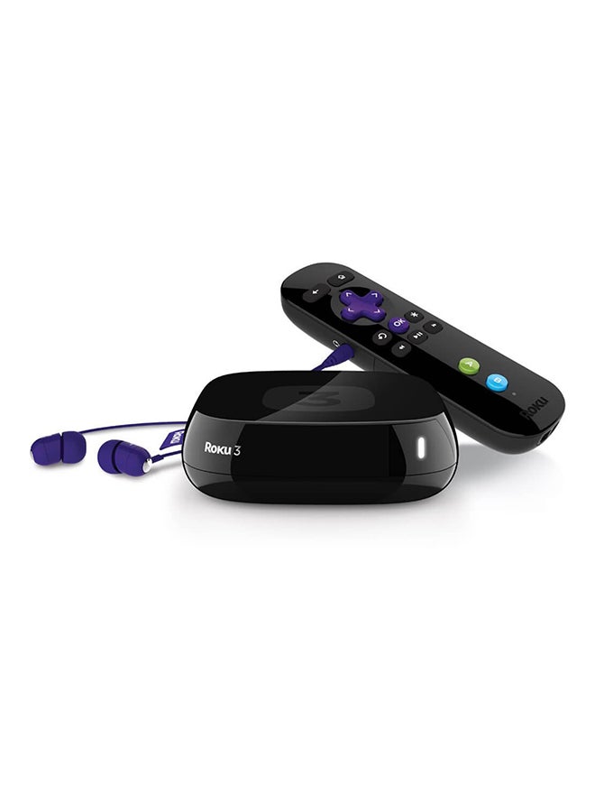روكو مشغل وسائط لاسلكي ثلاثي التدفق 3 Streaming Wireless Media Player أسود - Image 1