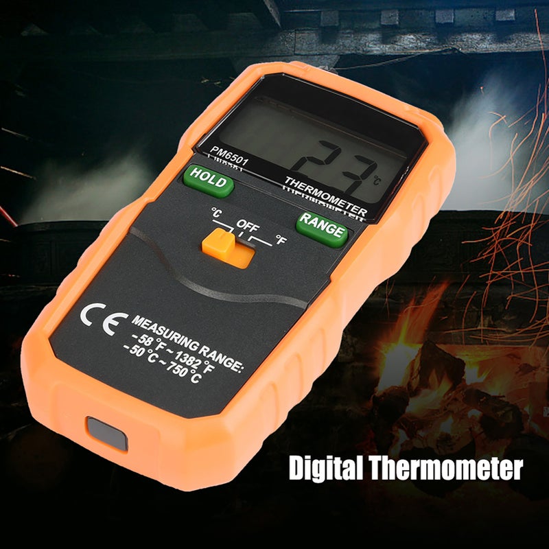 PEAKMETER PM6501 K Type Digital LCD Temperature Thermometer Testing Tool - Image 5
