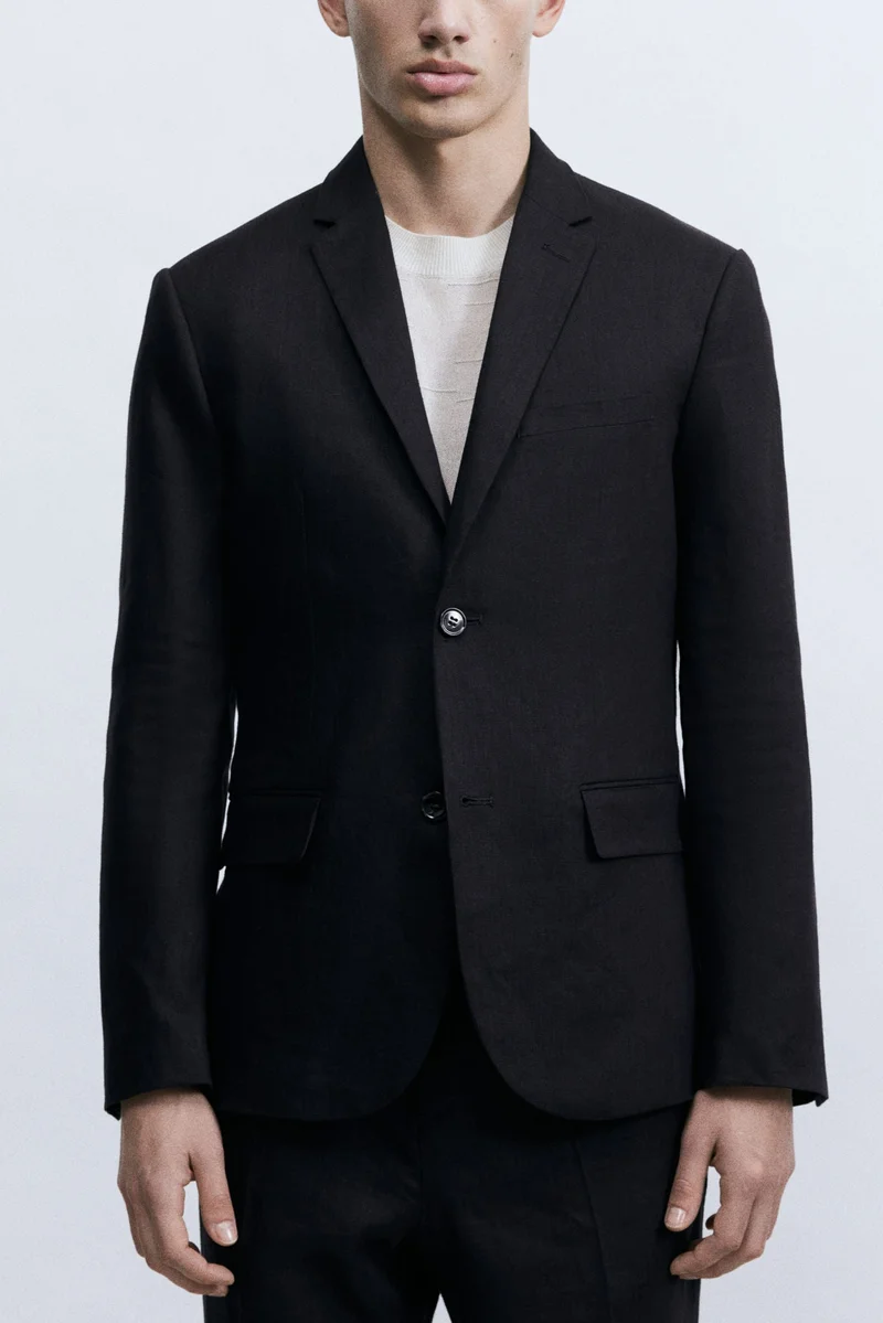 H&M  Slim Fit Linen jacket for Men | Best Price UAE
