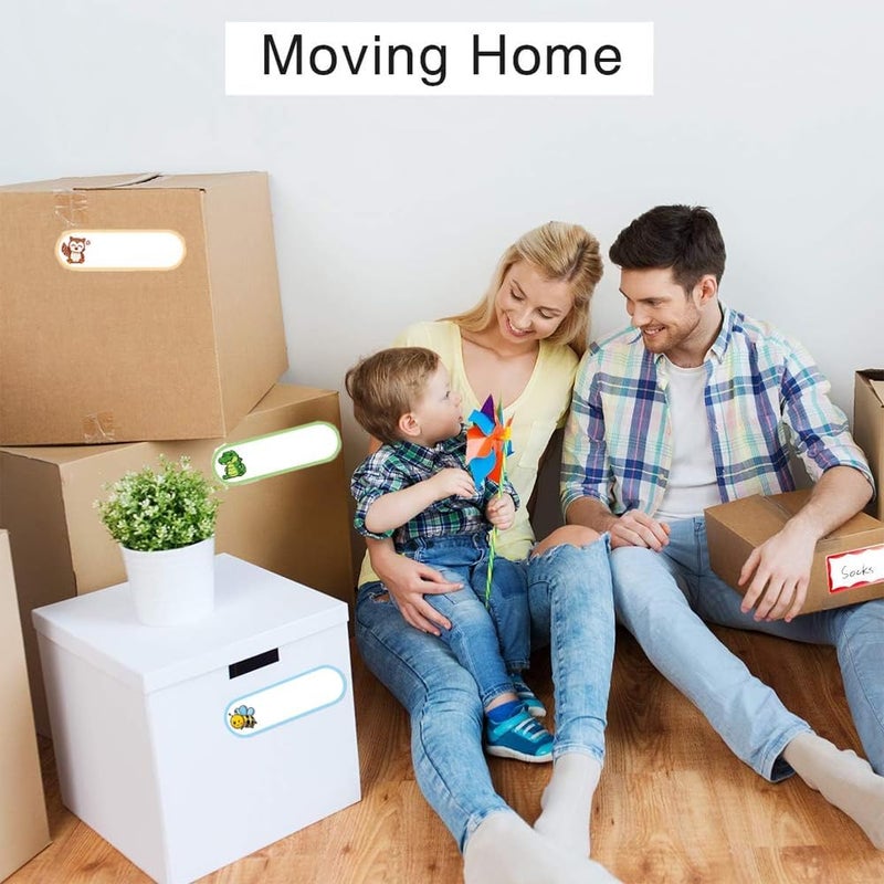 Goodern 8 Sheets 240Pcs Baby Bottle Labels - 30 Colors Kids Name Tag Stickers, Waterproof Write-On Self-Adhesive Labels For Clothes, Desk - Image 4