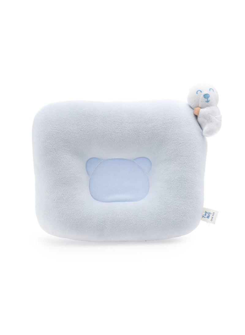 Tiny Hug Newborn Baby Pillow, Soft and Breathable Flat Pillow for Newborns  - Image 1