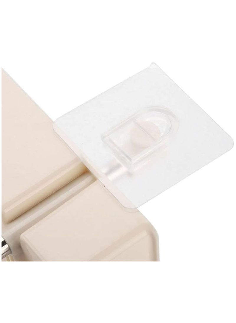 Generic Bathroom rack Double Layers Toilet Bathroom Shelf Storage Rack Wall Mounted Shower Shelf Soap Shampoo Tissue Towels Holder Washroom Organizer  - Image 4