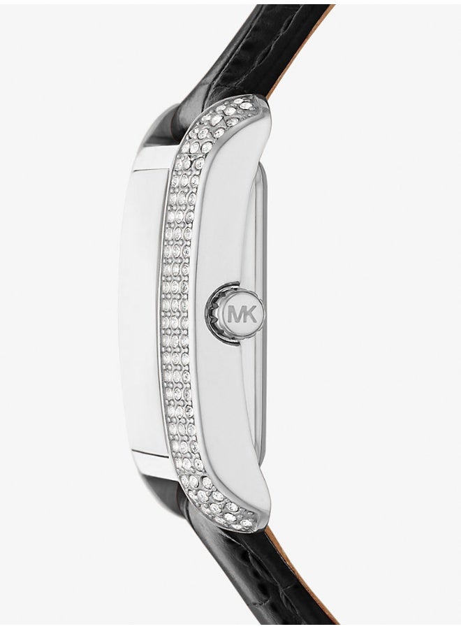 Michael Kors Women Emery Quartz Watch with Leather Band - Image 2