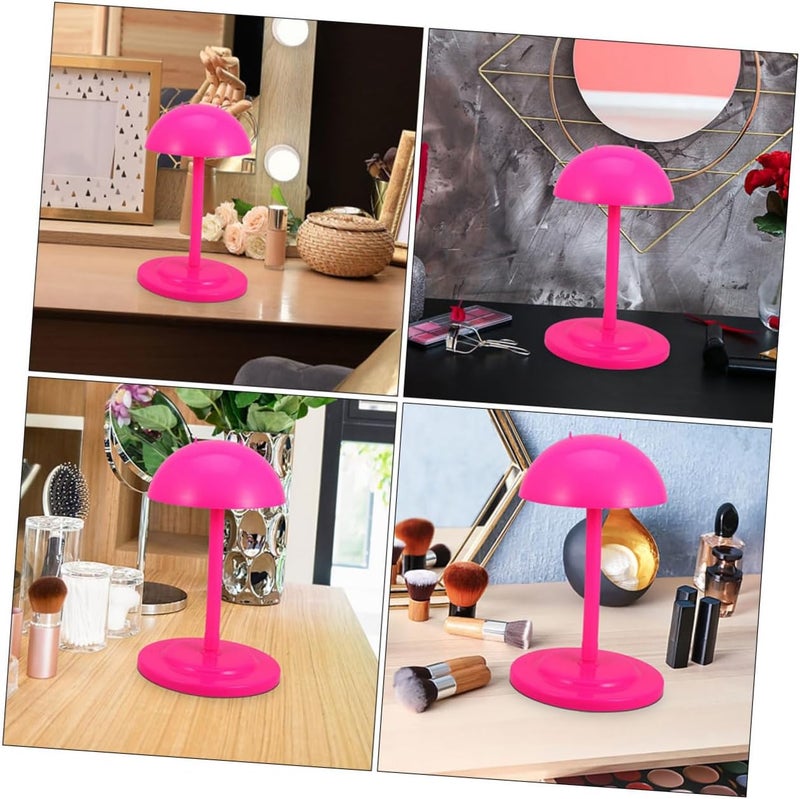 CHILDWEET Adjustable Wig Display Stand Pair Portable Wig Holder Hat Display Rack with Height Support for Styling and Storage - Image 5