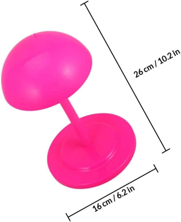 CHILDWEET Adjustable Wig Display Stand Pair Portable Wig Holder Hat Display Rack with Height Support for Styling and Storage - Image 2