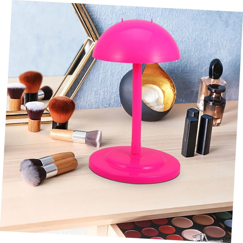CHILDWEET Adjustable Wig Display Stand Pair Portable Wig Holder Hat Display Rack with Height Support for Styling and Storage - Image 4
