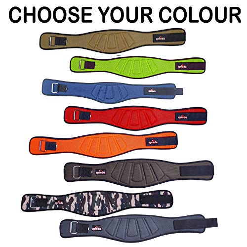 APRODO Power Guidance Nylon Weightlifting Belt Lumbar Waist Support Trainer Protector Belts for Weight Lifting Fitness Sport Gym (Camouflage, Large) - Image 5