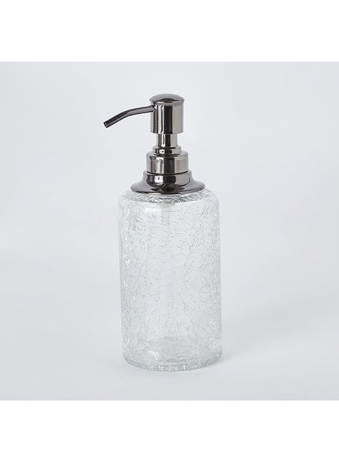 Home Box Cristal Glass Soap Dispenser 7.5 x 7.5 x 20 cm  - Image 5
