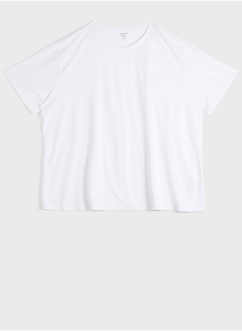 Marks & Spencer Relaxed Short Sleeve T-Shirt  - Image 1