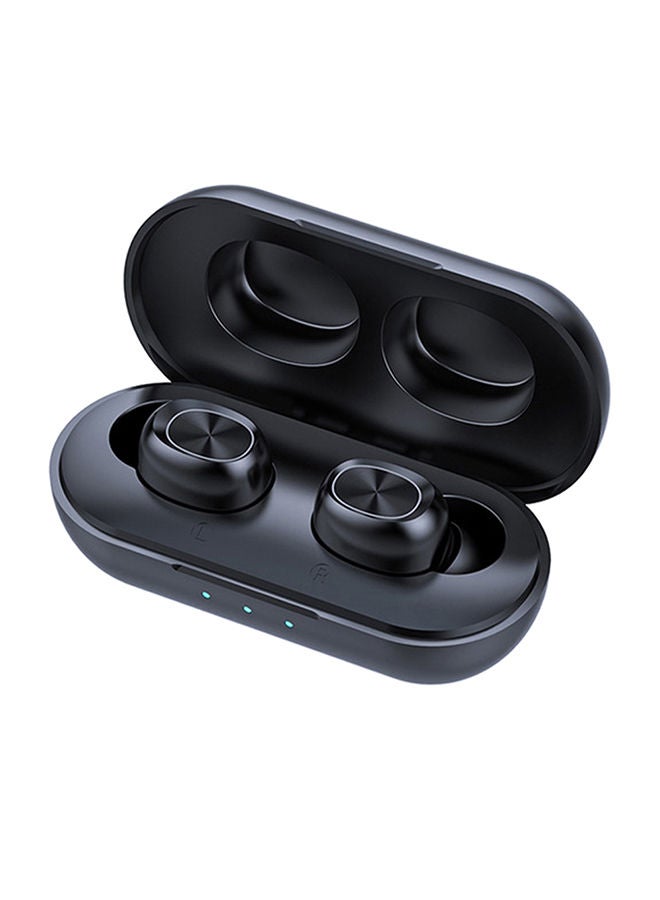 نيبمينينت سماعة أذن داخلية رياضية لاسلكية تعمل بتقنية البلوتوث مع صندوق شحن أسود - Image 1