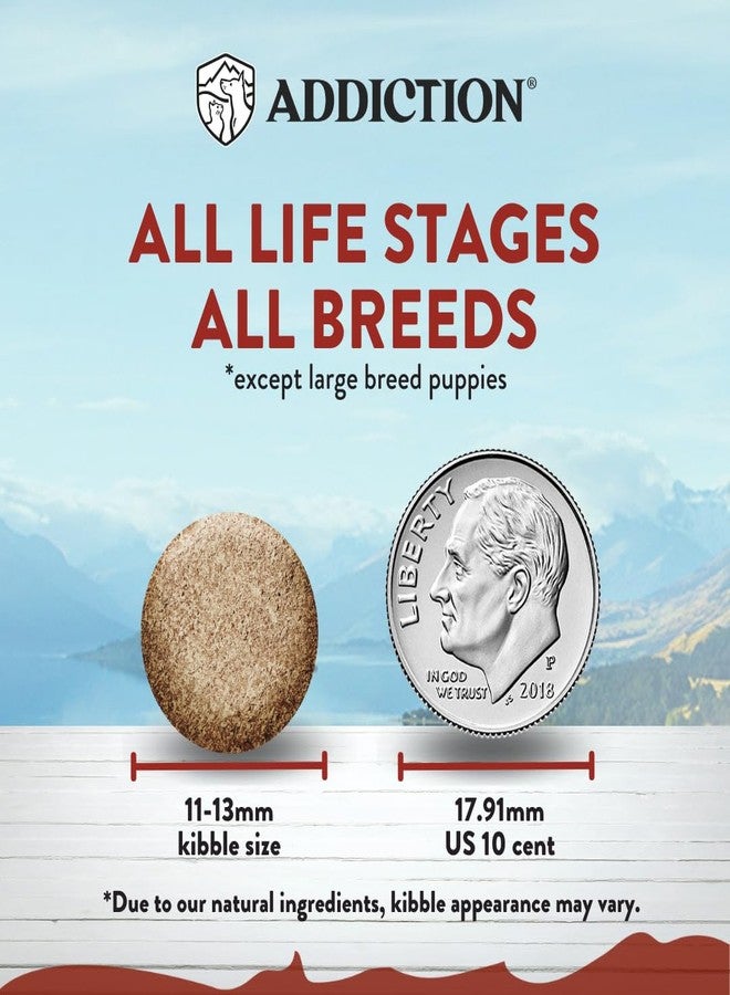 Addiction Viva La Venison Dog Food - Grain-Free Dry Dog Food with Novel Protein & Prebiotics, No Chicken, Beef, or Turkey - Ideal for All Dogs & Puppies - Made in New Zealand 4lb - (2 Packs) - Image 3