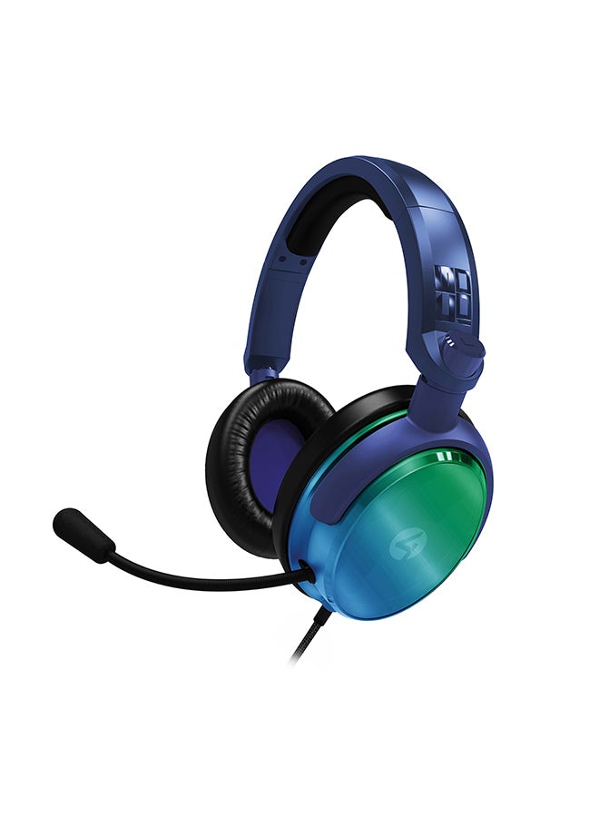 4GAMERS C6-100 STRIKE HEADSET - GREEN /BLUE - Image 1