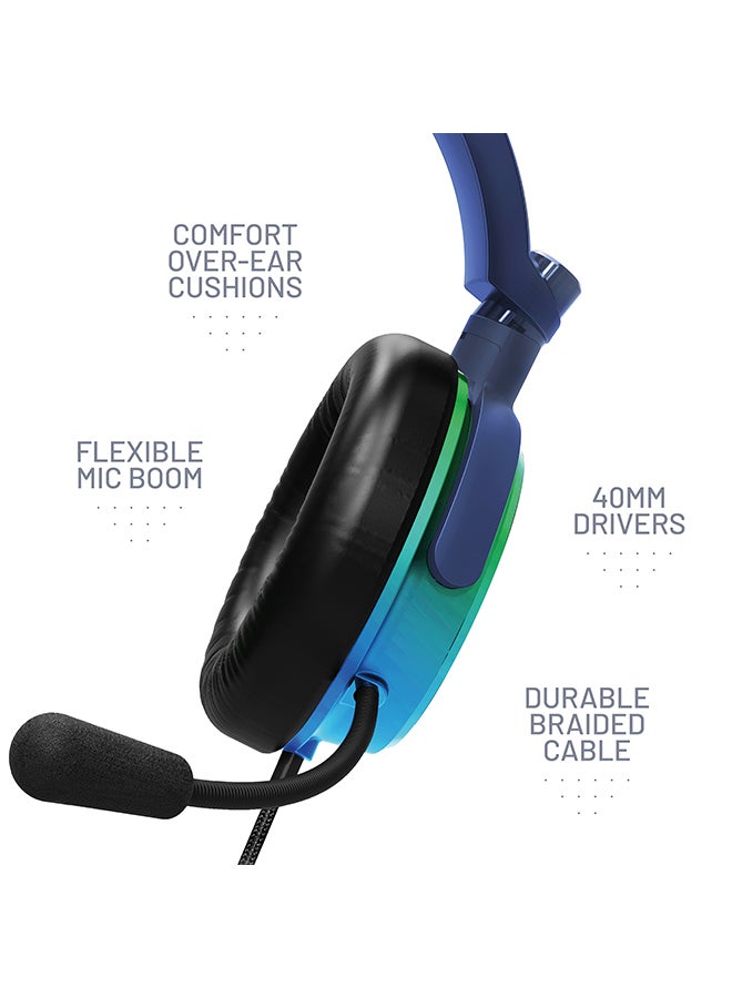 4GAMERS C6-100 STRIKE HEADSET - GREEN /BLUE - Image 5