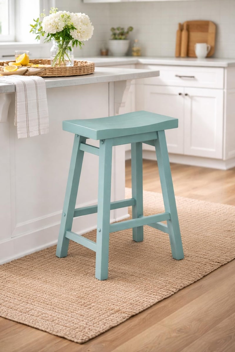 Boraam Sonoma Backless Saddle Counter Stool - Aspen Valley - Image 1