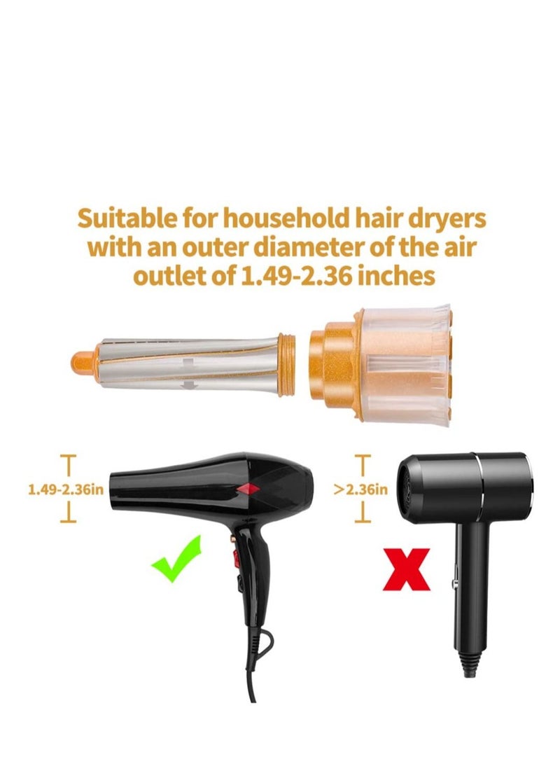 واي آند دي Self Hair Curling Blow Dryer Attachment,Universal Travel Diffuser for Your Home or Hotel dryers,Self Wand Bring You Bouncy, Bold, and Beautiful Curls - Image 2