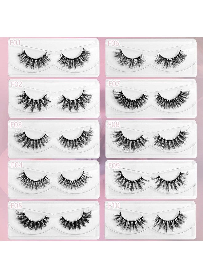 FARRED رموش جملة فخمة درامية مختلطة 10 أنماط 30 زوج عبوة صندوق فردي 1018 مم حجم رموش مقلدة سميكة 8D رموش مزيفة قصيرة مظهر طبيعي (نمط I30 زوج) - Image 4