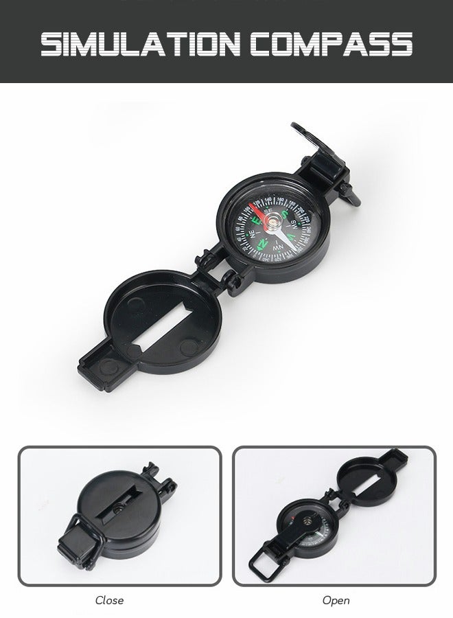 GROIC Police Costume Toys With Clothes Hat Handcuffs Baton For Kids Dress Up & Pretend Play - Image 5