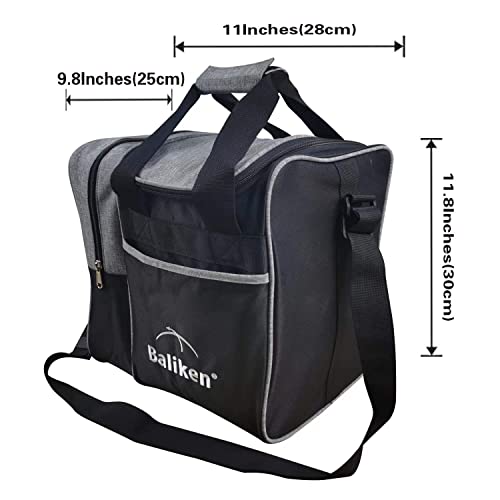 BALIKEN Bowling Ball Bag for Single Ball with Padded Ball Holder, Bowling Bag Fits 1 Bowling Ball, & 1 Pair of Men Shoe at Size ''13 (Light Green) - Image 2
