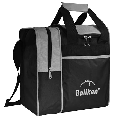 BALIKEN Bowling Ball Bag for Single Ball with Padded Ball Holder, Bowling Bag Fits 1 Bowling Ball, & 1 Pair of Men Shoe at Size ''13 (Light Green) - Image 1