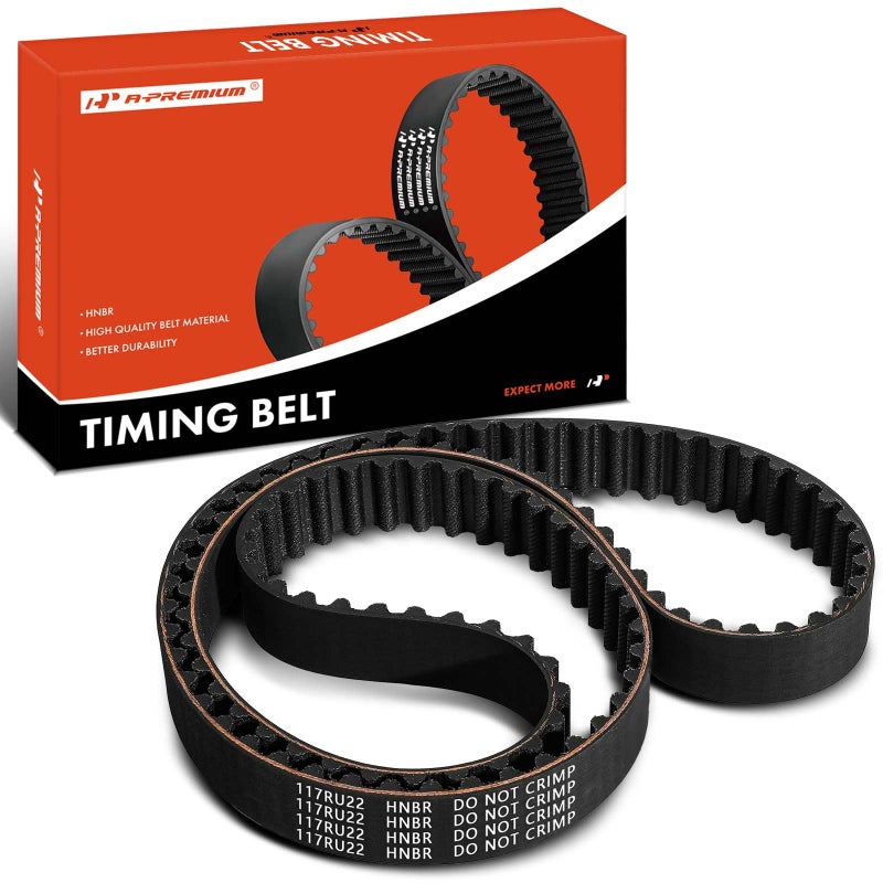 APremium Engine Timing Belt Compatible with Ford Escape Fusion 20132020 Fiesta 20102019 Courier 20052011 Fiesta Ikon 20112015 Transit Connect 20142016 15L 16L Replace BE8Z6268C