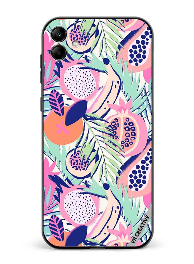VR CREATIVE Protective Case Cover For Samsung Galaxy A04 Abstract Dragon Fruit Design Multicolour - Image 1