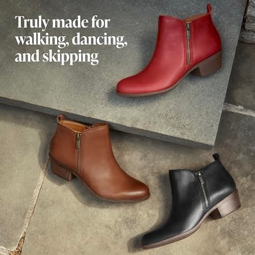 Lucky Brand womens Basel Ankle Boot, Toffee, 7.5 W US - Image 5