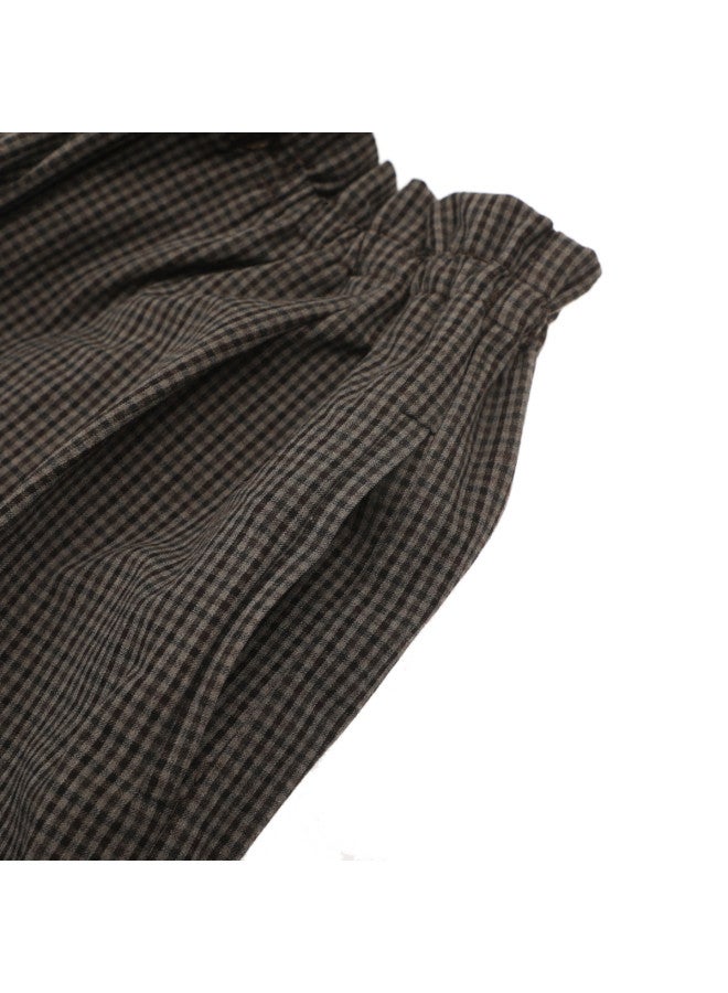 Zara girls' Quiet Luxury High-end British Prep School Style Straight-leg Pants With Decorative Waistband - Image 5