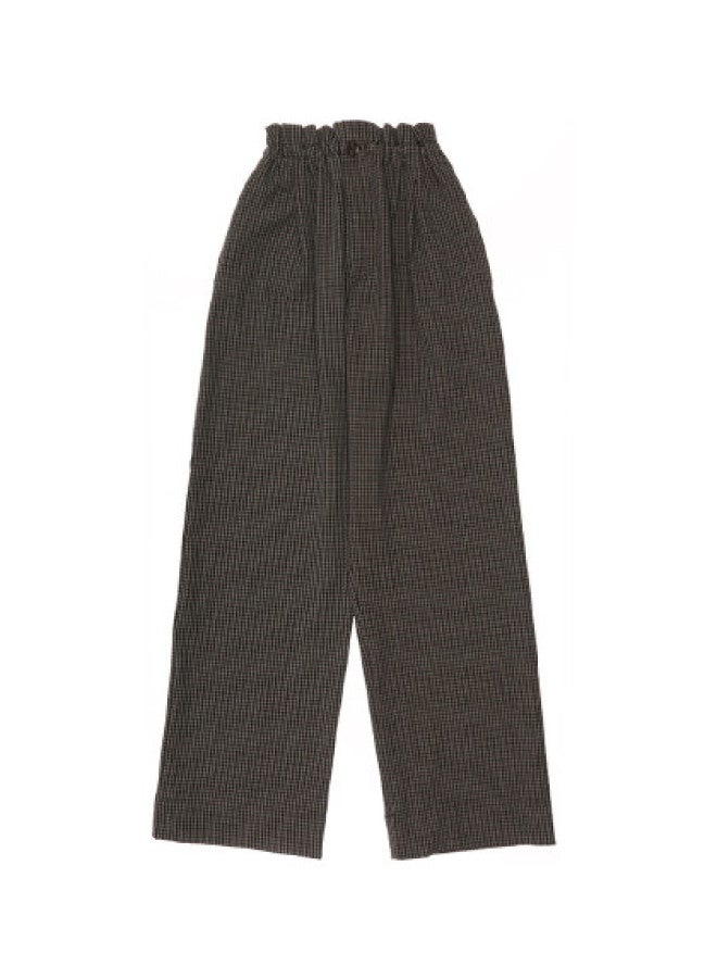 Zara girls' Quiet Luxury High-end British Prep School Style Straight-leg Pants With Decorative Waistband - Image 1