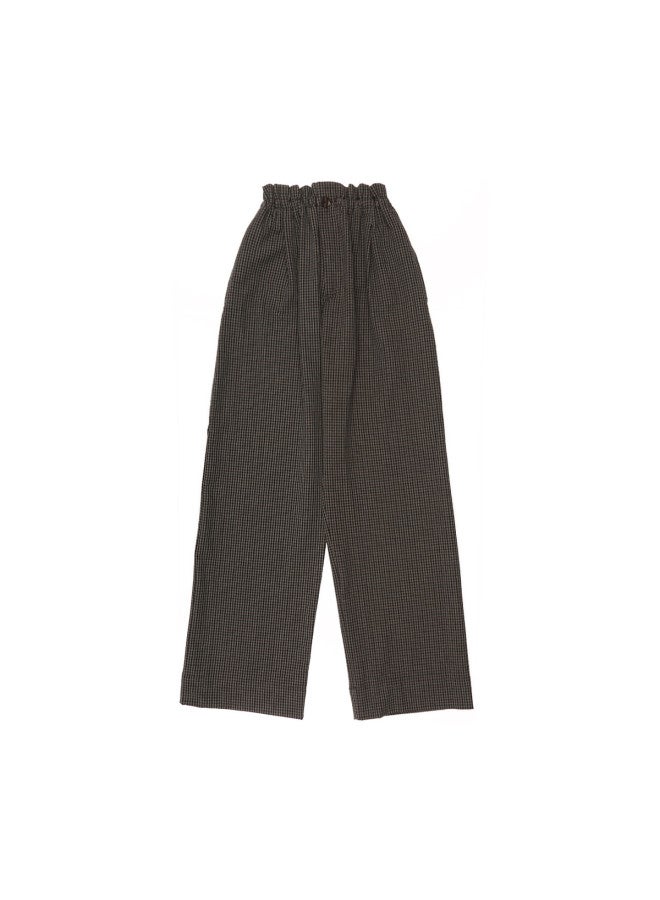 Zara girls' Quiet Luxury High-end British Prep School Style Straight-leg Pants With Decorative Waistband - Image 2