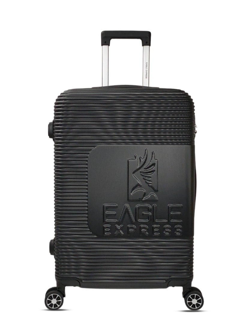Eagle Express HORIZONE ABS HARD TROLLEY 20,24,28 inch 3 Piece Set BLACK  - Image 2