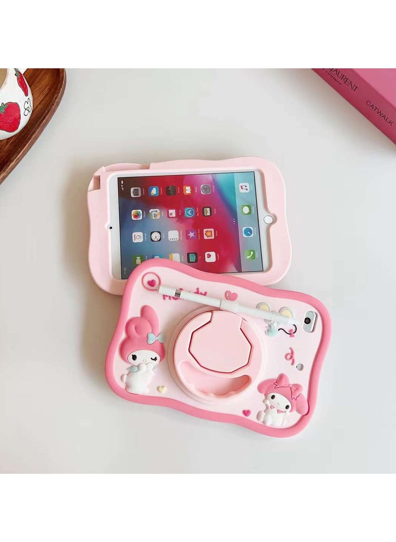 General Cartoon Case for iPad 10th 10.9 inch 2022, Cute Soft Silicone Kickstand [Drop Proof,Shock Proof,Anti Slip] Back Stand Cover Case for Kids Children Teens Girls Boys  - Image 2
