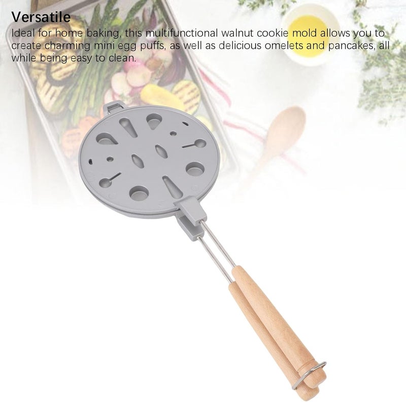 Dust proof Walnut Cookie Mold Maker, 12 Holes Aluminum Alloy Non Stick Cookie Presses Biscuit Maker with Wooden Handle for Baking (Silver) Balanced weight Cost effective global grade quality Detachable clean Temp & permanent project compatible Secure equipped warehouse Remote village delivery cover Natural material All condition resistant crafted quality Rack friendly Personal & public compatible Month-round consistent deliver Multi-use qualified quality High precision lightweight material Nationwide delivery All-item matching trendy build Hardness boosted processed substance Upgraded simple practical design All user group compatible Classic design alternatives Practical experience crafted All user affordable trusted quality Trendy varied sizing alternatives Trendy flexible practical build Multi warehouse process - Image 3