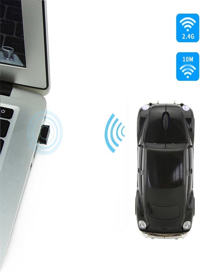 General Car Wireless Mouse 2.4G Hz Sport Car Shaped Optical Mouse with USB Receiver Ergonomic Cool Cordless Mouse for PC Laptop Mac Computer Gaming  - Image 3