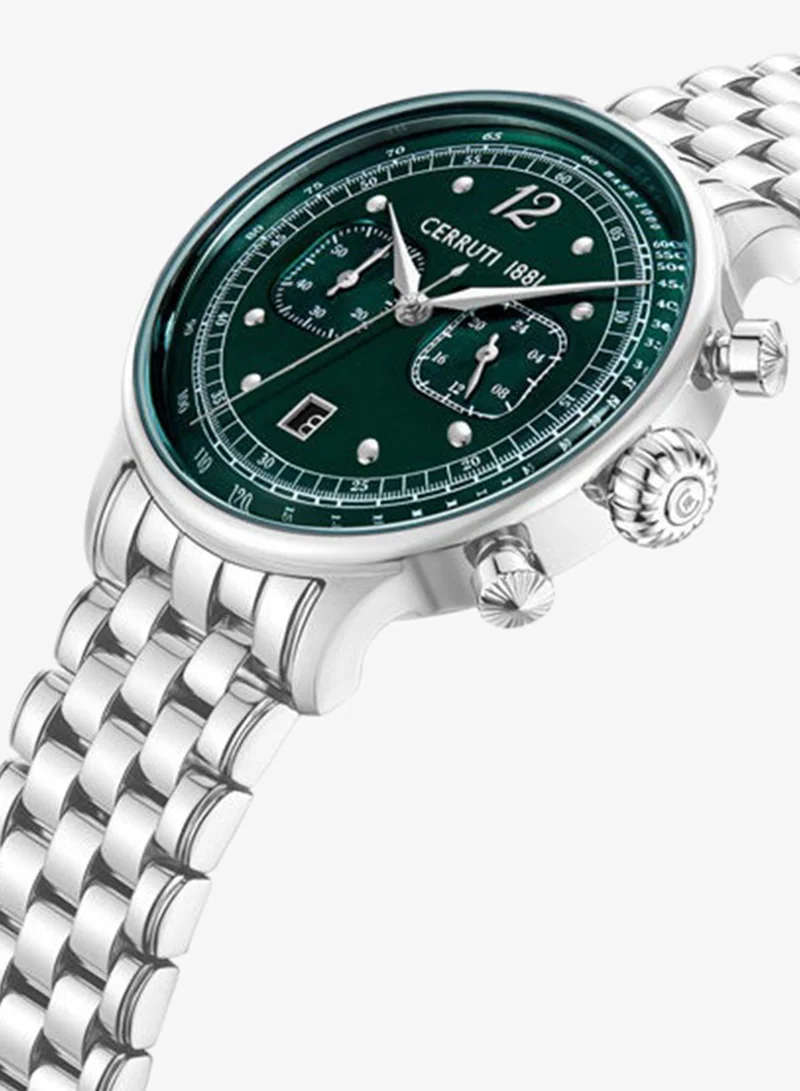 CERRUTI 1881 Cerruti 1881 Gents Stainless Steel Green Dial Watch