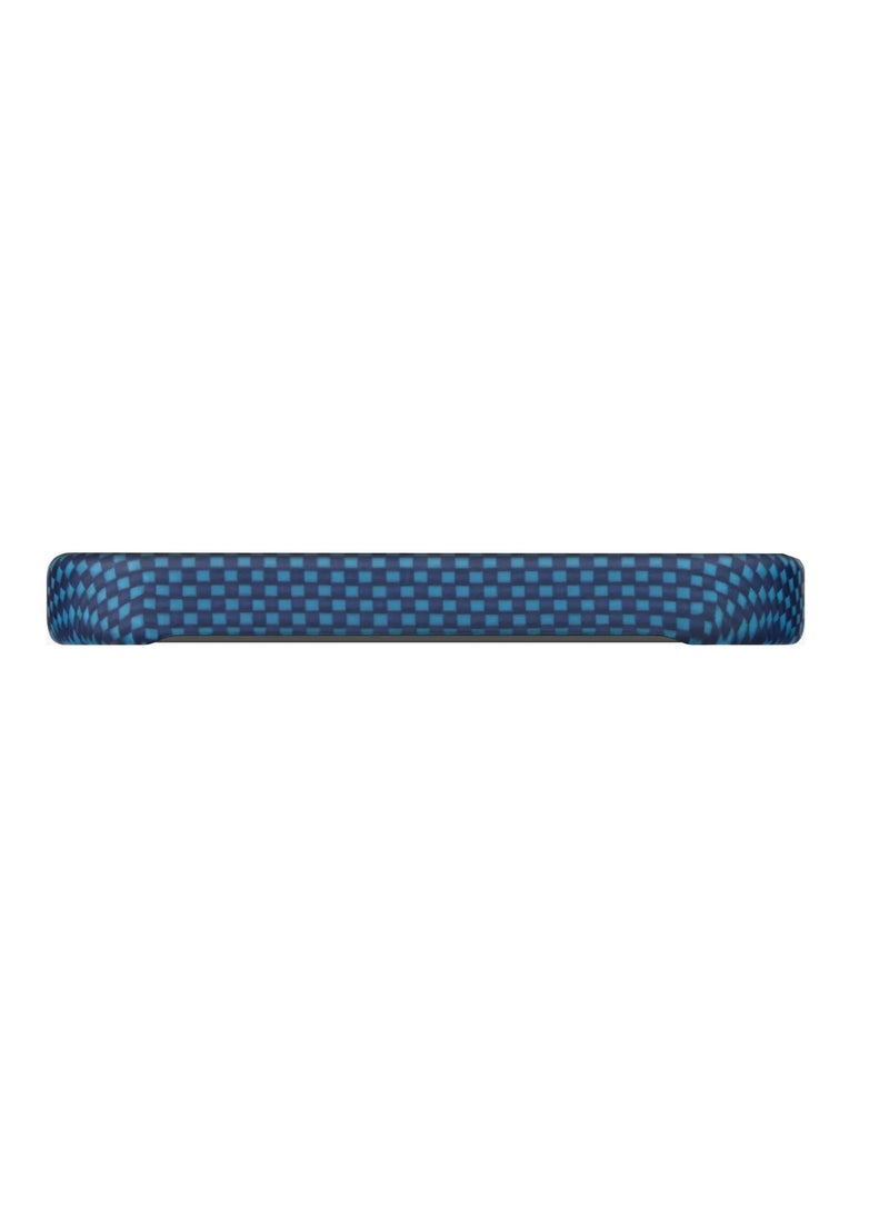 PITAKA Tactile Woven Ultra Slim Case for iPhone 16 Pro Max with Raised Camera Lip / Woven Touch / Compatible with MagSafe / Drop and Damage Protection - Over the Horizon  - Image 3