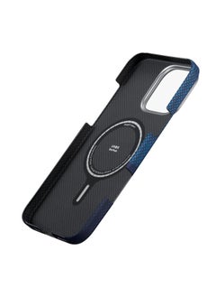 PITAKA Tactile Woven Ultra Slim Case for iPhone 16 Pro Max with Raised Camera Lip / Woven Touch / Compatible with MagSafe / Drop and Damage Protection - Over the Horizon  - Image 4