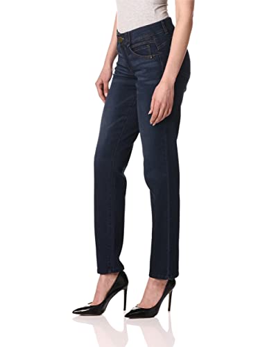 Democracy Women's Ab Solution Straight Leg Jean, Indigo, 2 - Image 2