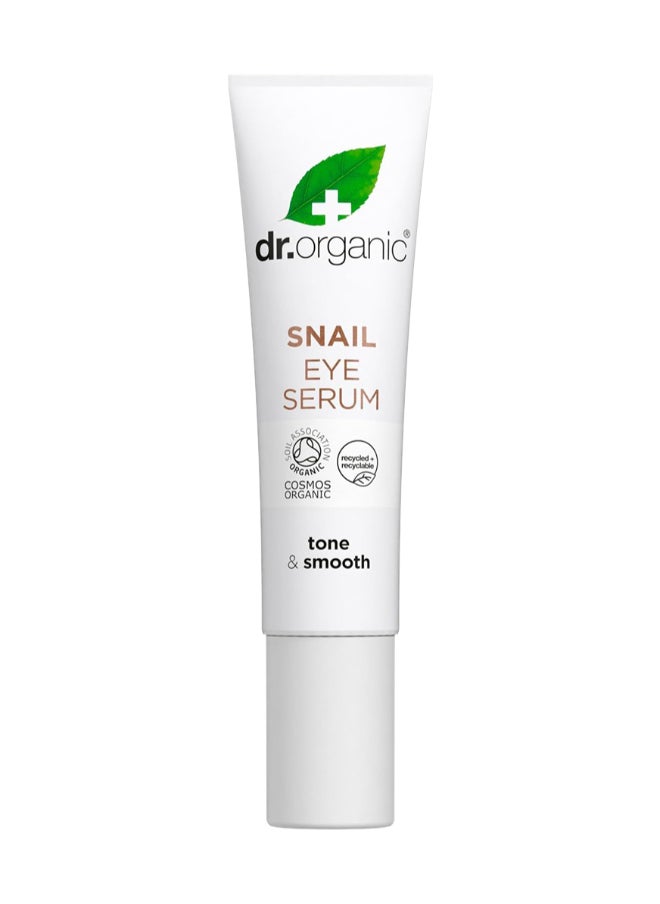 dr.organic Dr. Organic Snail Eye Serum, Tone & Smooth Formula, 15Ml  - Image 1
