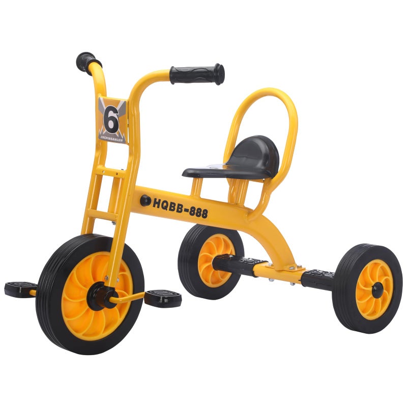 WOGDKS Kids Tricycle for Age 26 Big Wheel Kids Trike Bike Preschool Daycare Outdoor Tricycle with Airless Rubber Tires and NonSlip Pedals Gift for Boys and Girls - Image 2