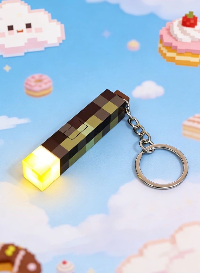 ماين كرافت مصباح تعدين 2 في 1 ومصباح ليلي LED متغير الألوان من Minecraft قابل لإعادة الشحن بجودة تصديرية مثالية لإضاءة الألعاب للأطفال - Image 3